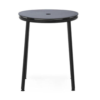Normann Copenhagen Circa black steel stool h. 45 cm. - Buy now on ShopDecor - Discover the best products by NORMANN COPENHAGEN design